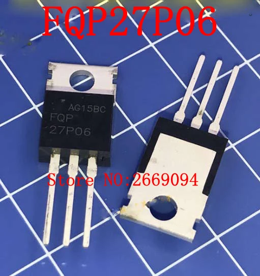 50pcs /100pcs Free shipping New FQP27P06 27P06 27A 60V TO-220 P-Channel MOS Tube / FET
50pcs /100pcs Free shipping New FQP27P06 27P06 27A 60V TO-220 P-Channel MOS Tube / FET