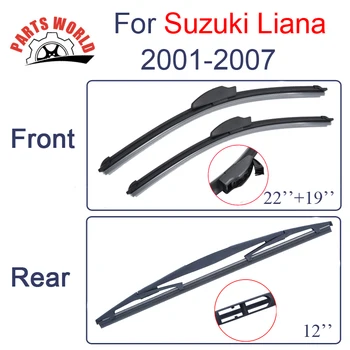 Combo Rubber Front And Rear Wiper Blades For Suzuki Liana 2001-2007.Windscreen Wipers Car Accessories
Combo Rubber Front And Rear Wiper Blades For Suzuki Liana 2001-2007.Windscreen Wipers Car Accessories