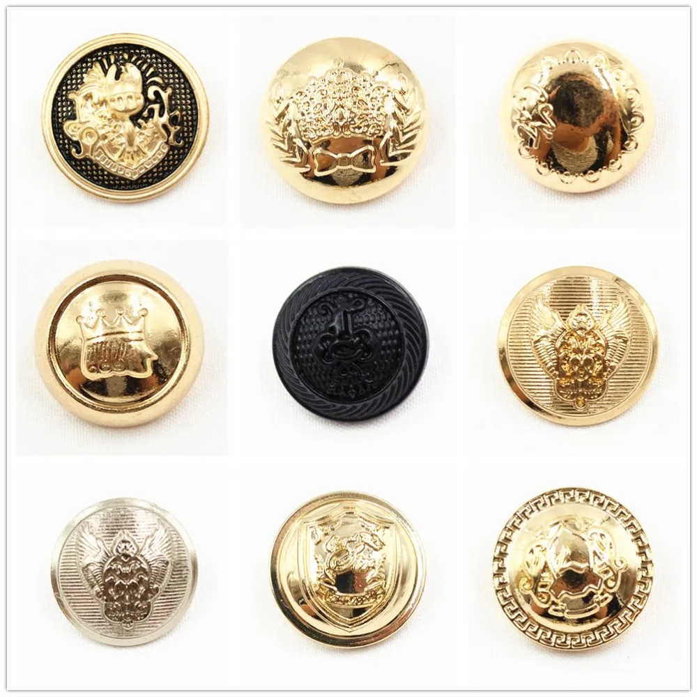 10 pcs , Classic fashion Golden Badge metal buttons,DIY handmade materials, Clothing accessories Point oil button.
10 pcs , Classic fashion Golden Badge metal buttons,DIY handmade materials, Clothing accessories Point oil button.