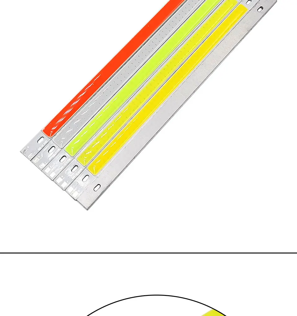 20cm cob led strip light bulb lamp 12v 10w led lighting for diy car bulbs (6)