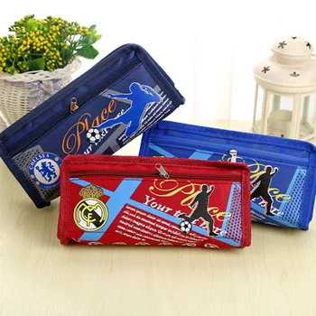 Pencil Bags Football double-zip double-deck stationary bag schoolboy Animated cartoon free shipping
Pencil Bags Football double-zip double-deck stationary bag schoolboy Animated cartoon free shipping