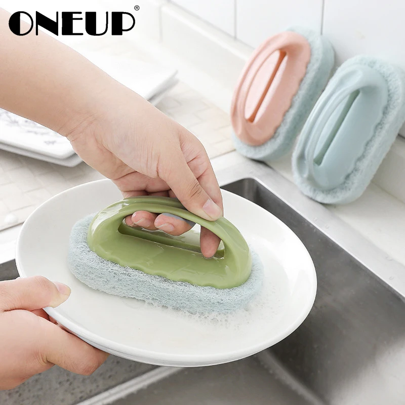 ONEUP Sponge Strong Decontamination Cleaning Brush Wall Tile Brush Wash Pot Sink Clean Sponge Rub Cleaning Tool Kitchen Supplies
ONEUP Sponge Strong Decontamination Cleaning Brush Wall Tile Brush Wash Pot Sink Clean Sponge Rub Cleaning Tool Kitchen Supplies