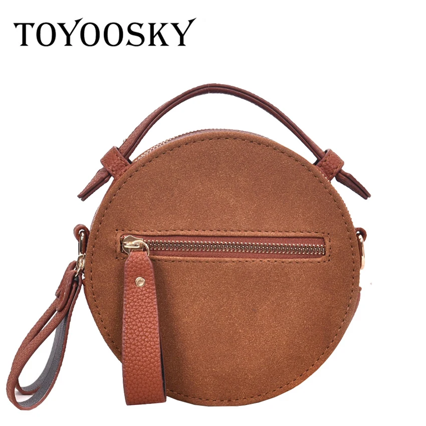 TOYOOSKY 2018 New Fashion Circular Scrub PU Leather Handbag Female Retro Small Round Shoulder Bag Women Circle Messenger Bag
TOYOOSKY 2018 New Fashion Circular Scrub PU Leather Handbag Female Retro Small Round Shoulder Bag Women Circle Messenger Bag