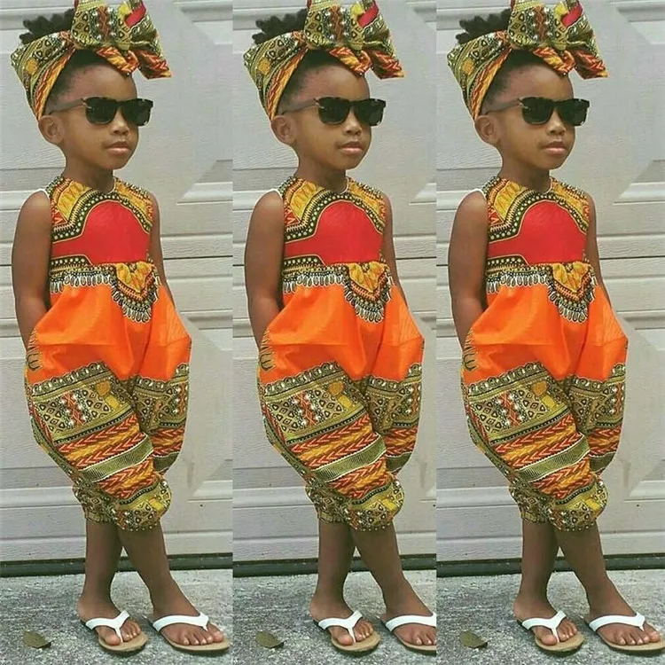 african-clothing-for-children dashiki Traditional set Matching Africa Print Sleeveless jumpsuit Children Summer a set
african-clothing-for-children dashiki Traditional set Matching Africa Print Sleeveless jumpsuit Children Summer a set