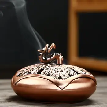 Classic Dragon Incense Burners Portable Metal Censer Buddhism Incense Holder Home Tea House Temple Zen Decor 10pcs Incense Gift 
Classic Dragon Incense Burners Portable Metal Censer Buddhism Incense Holder Home Tea House Temple Zen Decor 10pcs Incense Gift