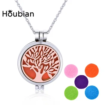 Houbian Aromatherapy Necklace Tree Design Essential Oil Locket Necklace With Pads Perfume Diffuser Locket Necklace
Houbian Aromatherapy Necklace Tree Design Essential Oil Locket Necklace With Pads Perfume Diffuser Locket Necklace