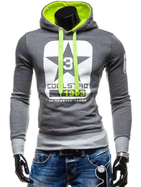 2017 Толстовки Мужчин Sudaderas Hombre Хип Хоп Мужской Бренд Цифровая Печать Пентаграмма