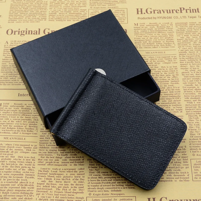 Mens leather fashion classic USD money clips dollar price.Business casual purse/wallet. Discount sales promotion
Mens leather fashion classic USD money clips dollar price.Business casual purse/wallet. Discount sales promotion
