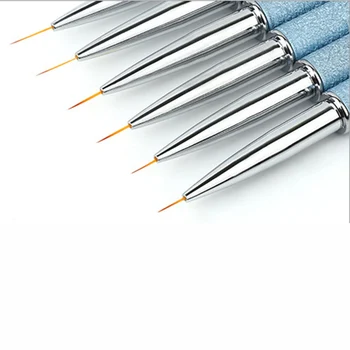 Nail Art Liner Pen With Blue Frosted Beads Handle Painting Drawing Fine Polish Nails Brush Tool Tips Manicure DIY 789
Nail Art Liner Pen With Blue Frosted Beads Handle Painting Drawing Fine Polish Nails Brush Tool Tips Manicure DIY 789