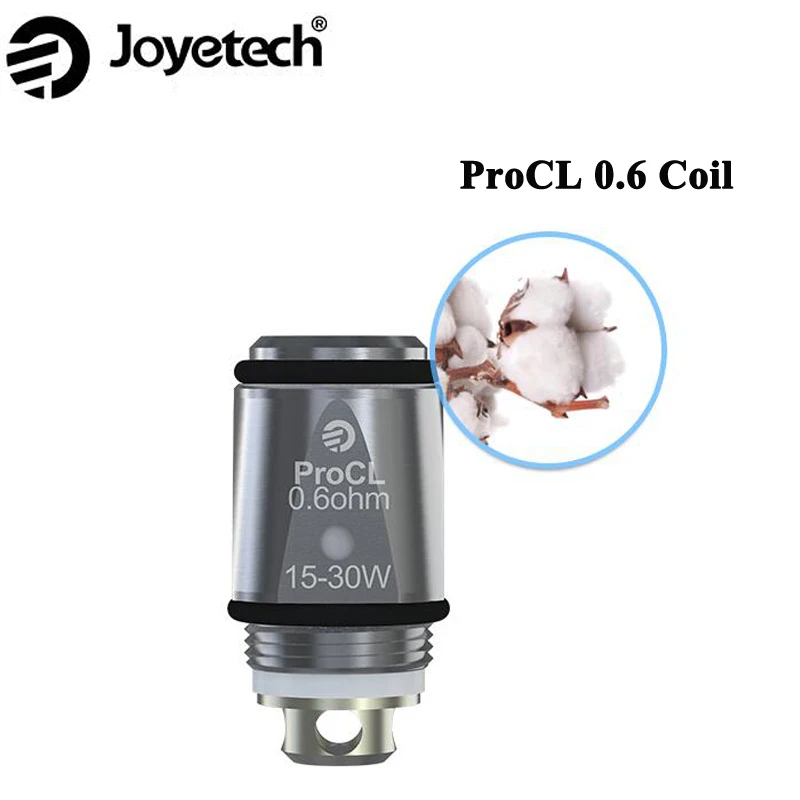 5PCS/lot Joyetech ProCL 0.6ohm Coil MTL. Head Evaporator for Joyetech eGo One Series E-Cigarettes Ego TFTA Kit
5PCS/lot Joyetech ProCL 0.6ohm Coil MTL. Head Evaporator for Joyetech eGo One Series E-Cigarettes Ego TFTA Kit
