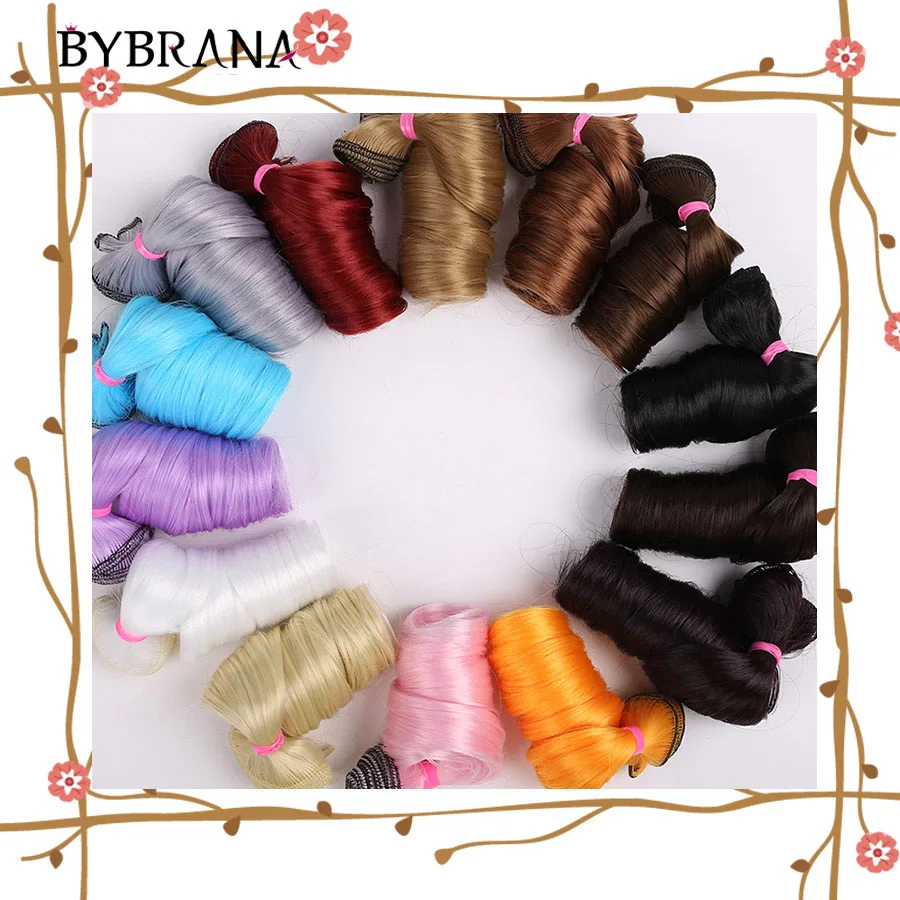 Bybrana curly Black Brown Silver Multicolor Color 15*100cm 30*100cm hair BJD SD wigs for dolls DIY Free shipping
Bybrana curly Black Brown Silver Multicolor Color 15*100cm 30*100cm hair BJD SD wigs for dolls DIY Free shipping