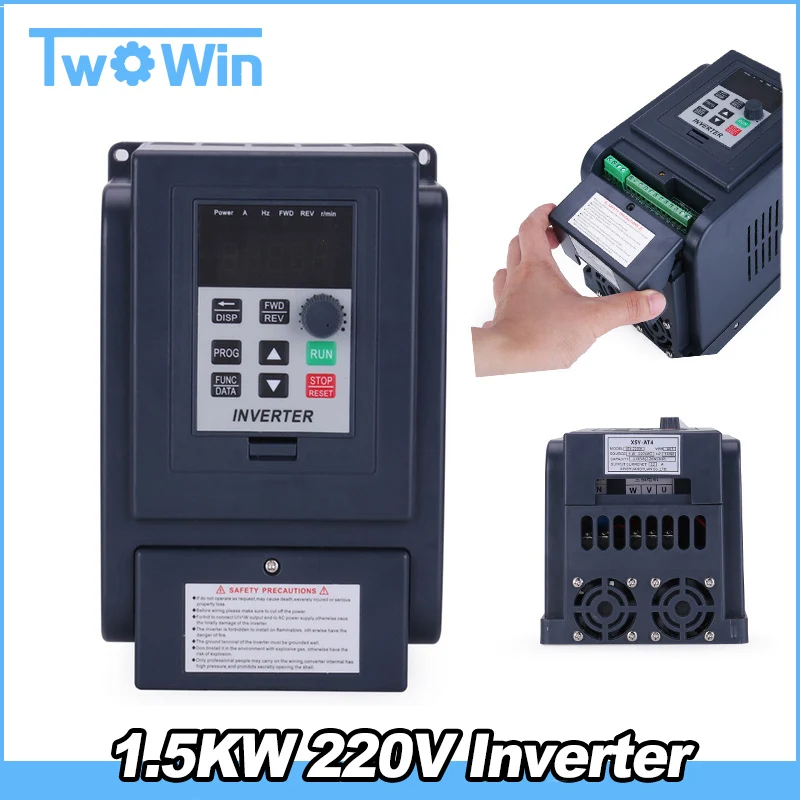 Free Shipping 1.5KW 220V Single Phase input and 380v 3Phase Output Frequency Converter Drive / Frequency Inverter / VFD New
Free Shipping 1.5KW 220V Single Phase input and 380v 3Phase Output Frequency Converter Drive / Frequency Inverter / VFD New