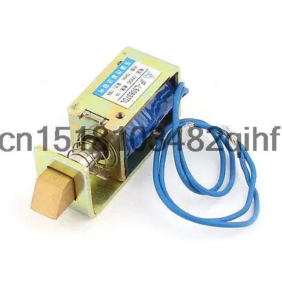 JF-0837DL DC 12V 10mm 15N Pull Type Open Frame Electromagnet Solenoid for Lock
JF-0837DL DC 12V 10mm 15N Pull Type Open Frame Electromagnet Solenoid for Lock