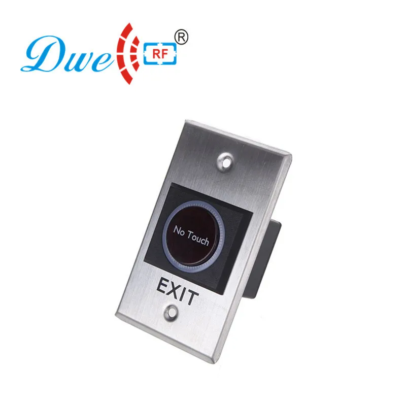 

DWE CC RF access control kits infrared sensor NO/NC/COM exit button hand shape no touch button