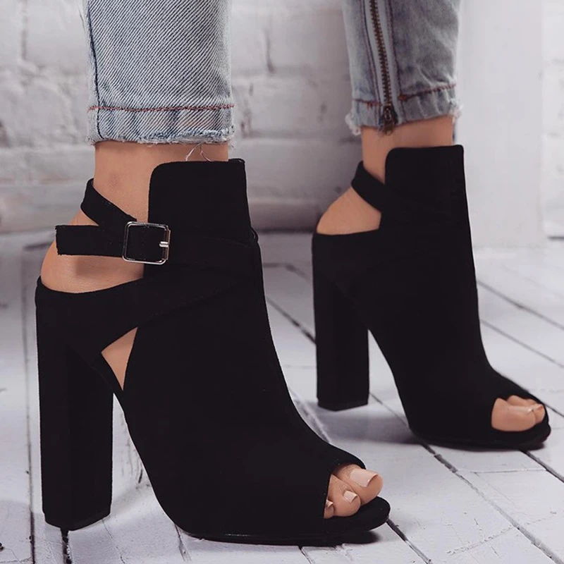 2019 Women Summer Suede Platform Block 11.5cm High Heels Dress Stripper Sandals Lady Chunky Pumps Female Open Toe Sandals Shoes
2019 Women Summer Suede Platform Block 11.5cm High Heels Dress Stripper Sandals Lady Chunky Pumps Female Open Toe Sandals Shoes