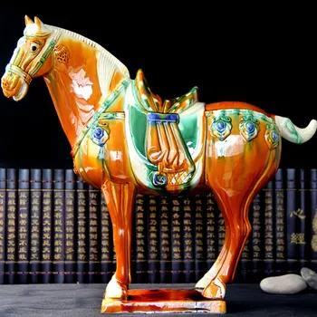 43CM LARGE # HOME office art TOP GOOD FENG SHUI Talisman # CHINA Tang sancai ceramics handmade luck HORSE statue
43CM LARGE # HOME office art TOP GOOD FENG SHUI Talisman # CHINA Tang sancai ceramics handmade luck HORSE statue
