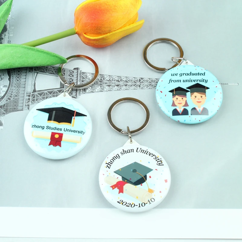 Personalized logo keychain with mirror Graduation gift for classmate and teacher Graduation Party souvenir gifts
Personalized logo keychain with mirror Graduation gift for classmate and teacher Graduation Party souvenir gifts