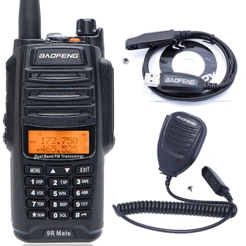 2020 Baofeng UV-9R Mate 4500mAh 10W Upgrade UV-9R Plus IP67 Waterproof Walkie Talkie for CB Ham Station 10KM Long Range VHF UHF
2020 Baofeng UV-9R Mate 4500mAh 10W Upgrade UV-9R Plus IP67 Waterproof Walkie Talkie for CB Ham Station 10KM Long Range VHF UHF