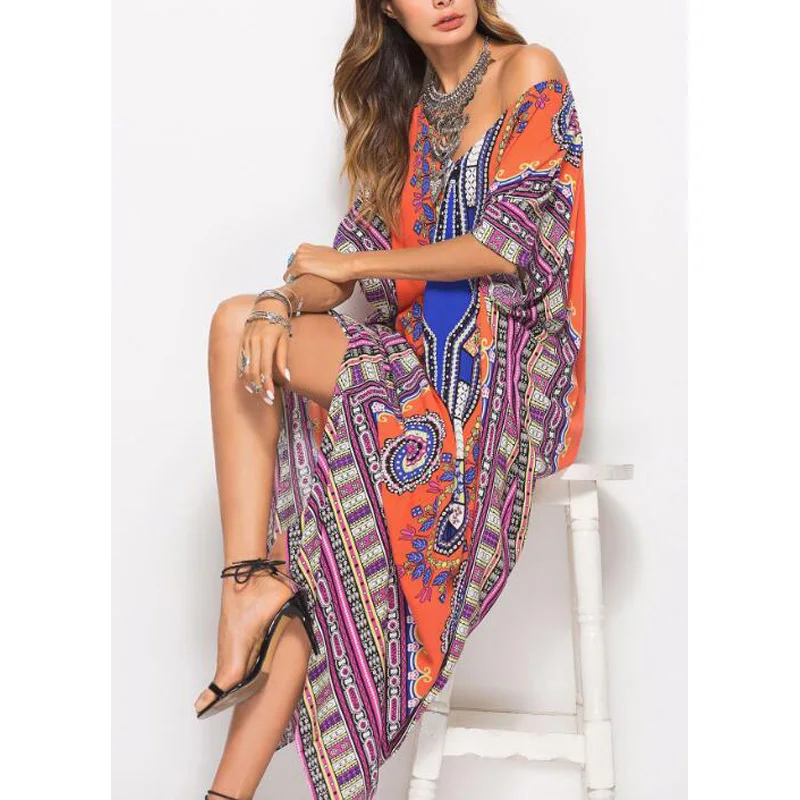 African Clothing Women Long Kaftan Dress Summer Tunic Maxi Kimono Robes Gown Nightdress Boho Beach Print Party Casual Dress
African Clothing Women Long Kaftan Dress Summer Tunic Maxi Kimono Robes Gown Nightdress Boho Beach Print Party Casual Dress