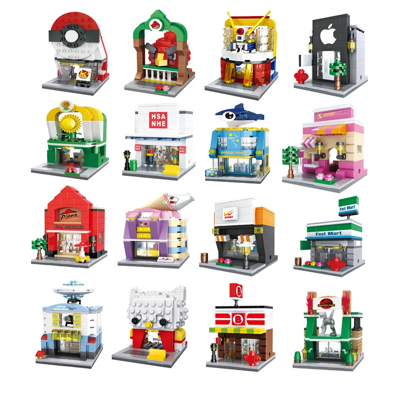 Block City Series Mini Street View Series 118Pcs Gundam Model Shop Bricks Building Blocks Model Compatible Creator Toys
Block City Series Mini Street View Series 118Pcs Gundam Model Shop Bricks Building Blocks Model Compatible Creator Toys