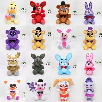 25cm - 30cm FNAF toys Five Nights at Freddy plush toy Bear Fox Bonnie Chica Golden Freddy Nightmare Fredbear Kids Plush Toys
25cm - 30cm FNAF toys Five Nights at Freddy plush toy Bear Fox Bonnie Chica Golden Freddy Nightmare Fredbear Kids Plush Toys
