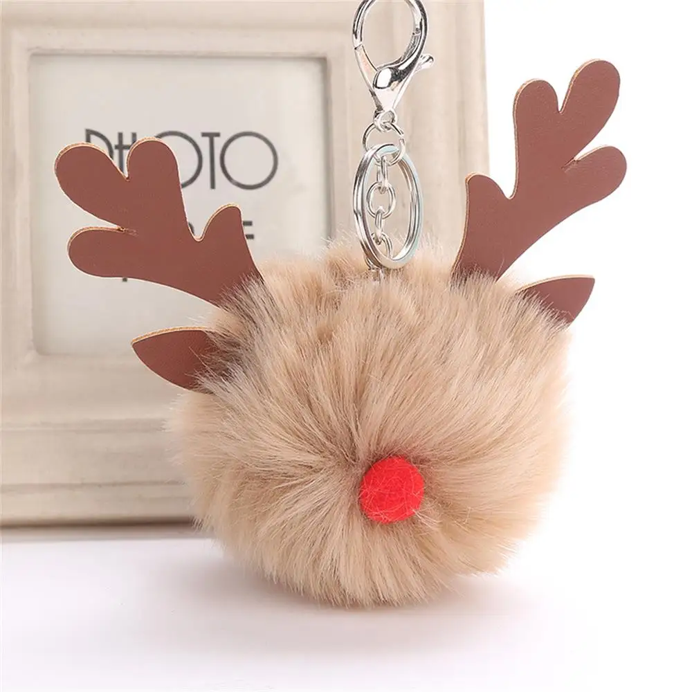 1pc Christmas Deer Fluffy Pompom Fur Plush Doll Keychain Handbag Keyring Women Men Fashion Jewelry Xmas Gift Bag Pendant Tools
1pc Christmas Deer Fluffy Pompom Fur Plush Doll Keychain Handbag Keyring Women Men Fashion Jewelry Xmas Gift Bag Pendant Tools