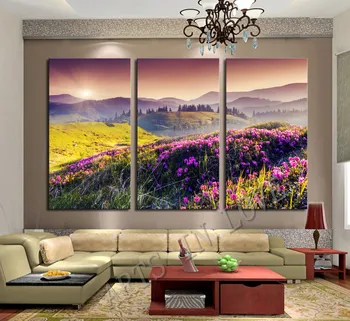 3 Pcs Yellow Grass Purple Flowers Setting Sun and Mountains Lager Art HD Picture Canvas Print Painting Wall Decorative Unframed
3 Pcs Yellow Grass Purple Flowers Setting Sun and Mountains Lager Art HD Picture Canvas Print Painting Wall Decorative Unframed