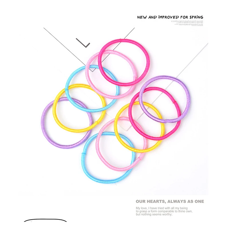 100PCS new fashion children's hair rope female baby beautiful hair accessories girls tie hair band color headdress
100PCS new fashion children's hair rope female baby beautiful hair accessories girls tie hair band color headdress