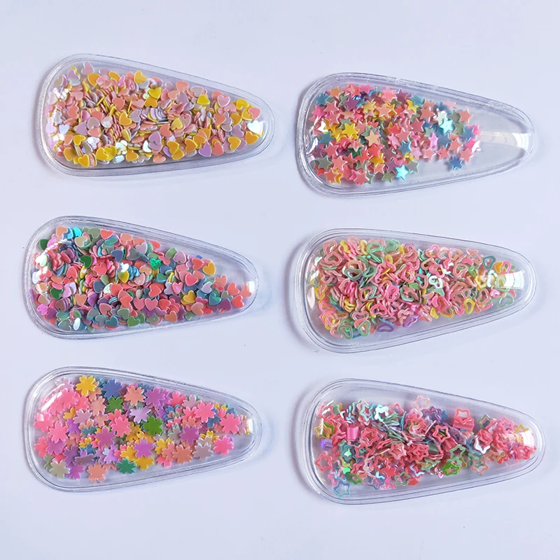 12pcs/lot 5.5*3cm Filling Multiple Styles Sequin Applique Hair BB Clips Cover Appliques for girl DIY Hair Clip Accessories
12pcs/lot 5.5*3cm Filling Multiple Styles Sequin Applique Hair BB Clips Cover Appliques for girl DIY Hair Clip Accessories