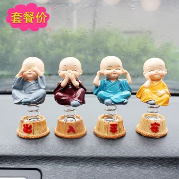 Creative shaking his head spring small monk car Decoration home Buddha Decoration(A199)
Creative shaking his head spring small monk car Decoration home Buddha Decoration(A199)