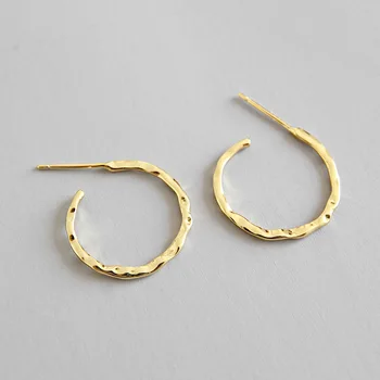 100% 925 sterling silver earrings for women pendientes mujer, gold color irregular stud earring aretes brincos femme jewelry
100% 925 sterling silver earrings for women pendientes mujer, gold color irregular stud earring aretes brincos femme jewelry