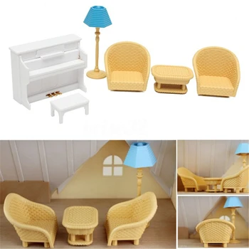 6PCS/Set Sofa Table Miniature Dollhouse Furniture Living Room Kids Play Toys Elegant Design Excellent Workmanship
6PCS/Set Sofa Table Miniature Dollhouse Furniture Living Room Kids Play Toys Elegant Design Excellent Workmanship