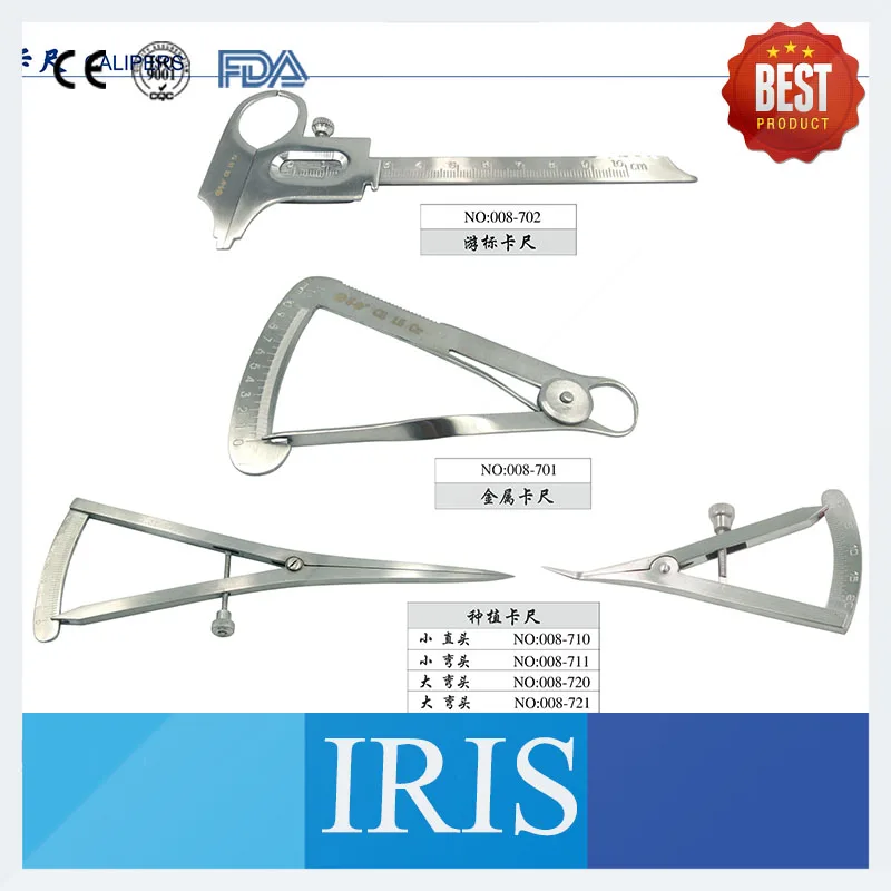 High Quality Dental Lab Device Dental Lab Metal Calipers, Vernier Callipers, Dental Lab Tools Implant Metal Capliers
High Quality Dental Lab Device Dental Lab Metal Calipers, Vernier Callipers, Dental Lab Tools Implant Metal Capliers
