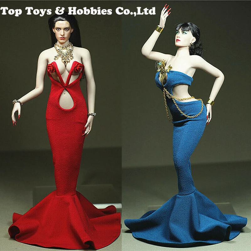 1/6 Scale sexy girl Red/blue Dress Rose Necklace Clothes Blue Dress Bracelets acc For 12" TBLeague Phicen Big Bust Female Body
1/6 Scale sexy girl Red/blue Dress Rose Necklace Clothes Blue Dress Bracelets acc For 12" TBLeague Phicen Big Bust Female Body