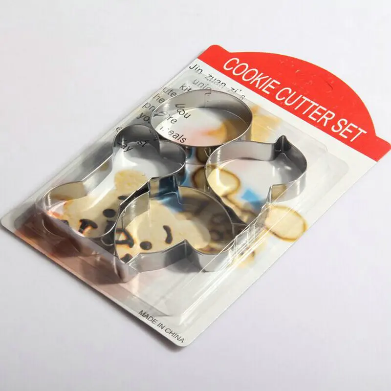 4pcs/set Egg Bird Dog Bone Cookie Cutter Stainless Steel Biscuit Cutters Cookies Tools
4pcs/set Egg Bird Dog Bone Cookie Cutter Stainless Steel Biscuit Cutters Cookies Tools