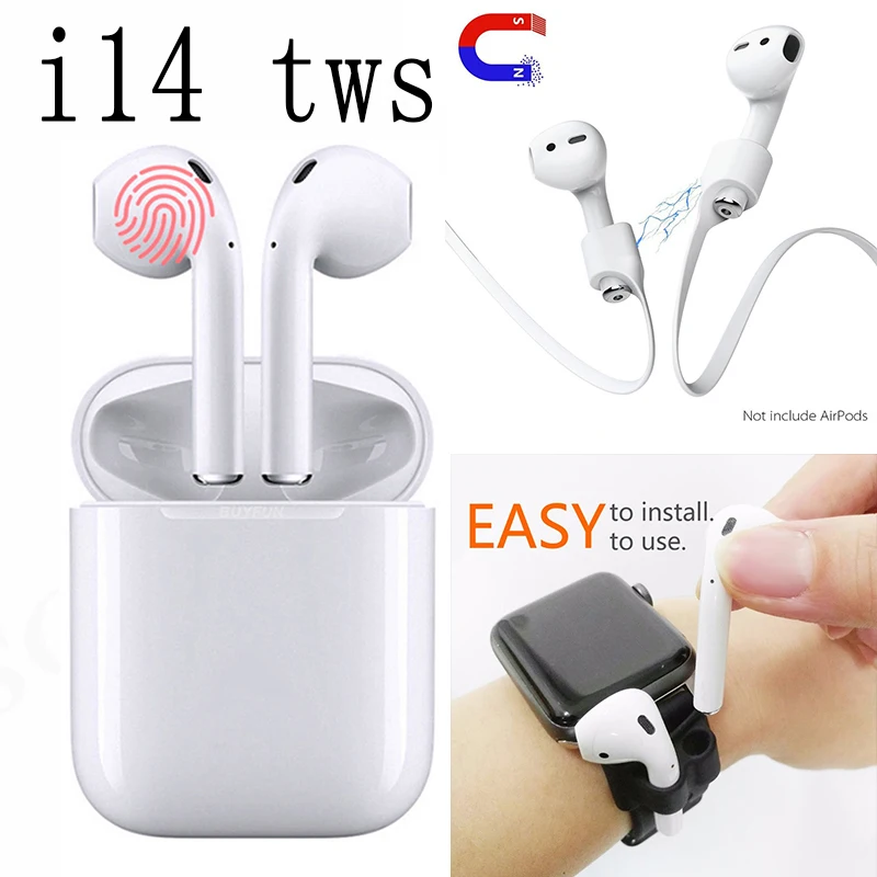 Air I14 TWS 1:1 In-ear Wireless Bluetooth 5.0 Earphone Earbuds Touch Control Headset Sport Charging audifonos para celular elari
Air I14 TWS 1:1 In-ear Wireless Bluetooth 5.0 Earphone Earbuds Touch Control Headset Sport Charging audifonos para celular elari