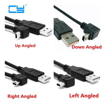 USB 2.0 Male to Mini USB B Type 5pin 90 Degree Up & Down & Left & Right Angled Male Data Cable 0.25m/0.5m/1.8m/5m 20cm 50cm 6FT
USB 2.0 Male to Mini USB B Type 5pin 90 Degree Up & Down & Left & Right Angled Male Data Cable 0.25m/0.5m/1.8m/5m 20cm 50cm 6FT