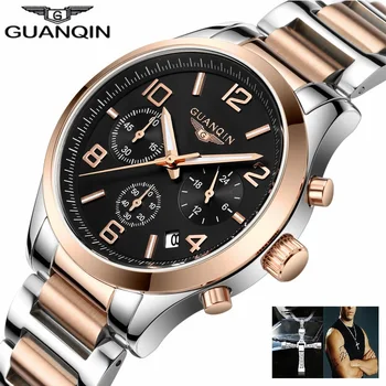 Relogio Masculino Watch Men 2019 GUANQIN Chronograph Quartz Watches Date Luminous Business Man Wrist Watch Stainless Steel Clock
Relogio Masculino Watch Men 2019 GUANQIN Chronograph Quartz Watches Date Luminous Business Man Wrist Watch Stainless Steel Clock