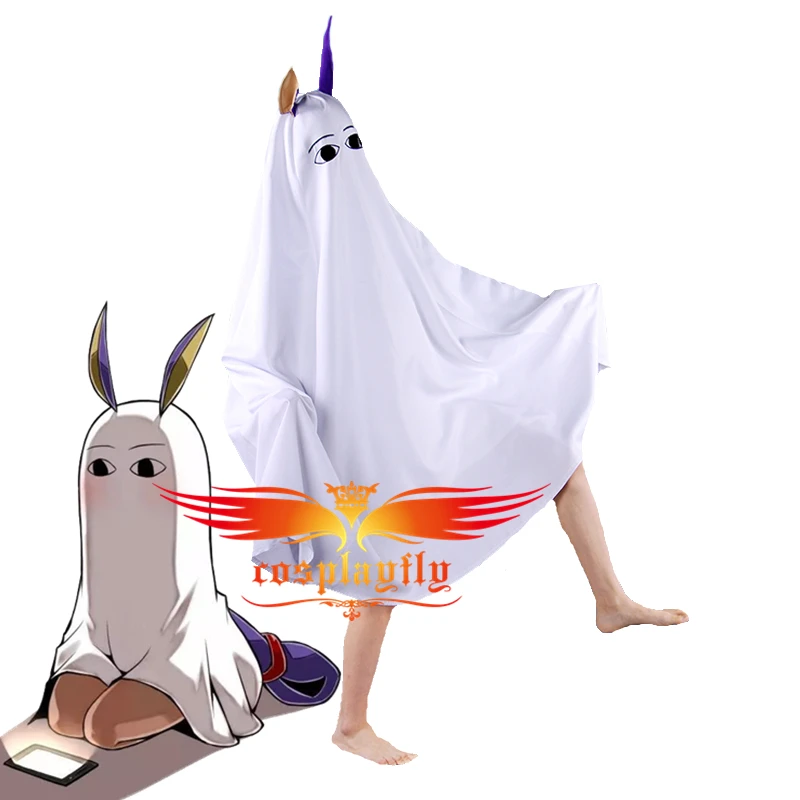FGO Fate Grand Order Caster Nitocris Хэллоуин красивая белая накидка с ушками 120 см наряд униформа