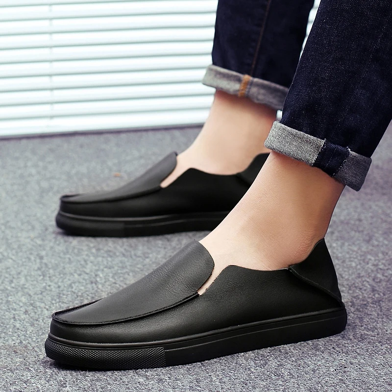 2019 Men Casual Genuine Leather Shoes outdoor Spring Summer Men Flat Walking Loafers fashion Man Luxury Slip on Boat Shoes k3
2019 Men Casual Genuine Leather Shoes outdoor Spring Summer Men Flat Walking Loafers fashion Man Luxury Slip on Boat Shoes k3