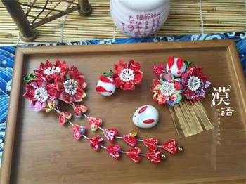 hand made hairpin cotton cloth hair clip barrettes Japanese style anime cosplay accessories free shipping sakura bunny red
hand made hairpin cotton cloth hair clip barrettes Japanese style anime cosplay accessories free shipping sakura bunny red