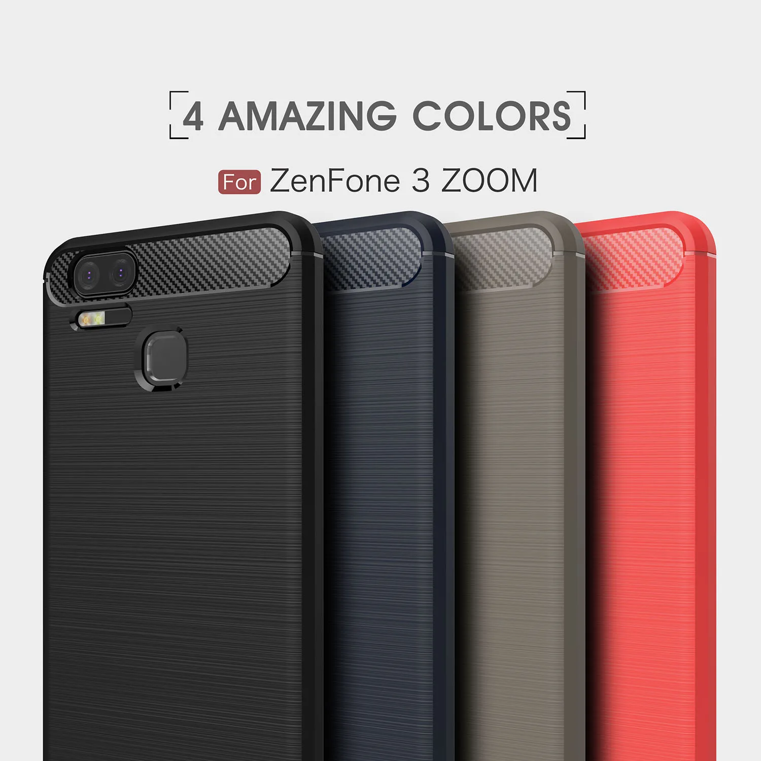 Case For ASUS ZenFone 3 Zoom ZE553KL Z01HDA Full Cover Protective Shockproof Carbon Fiber Soft Brushed TPU Back Capa Coque
Case For ASUS ZenFone 3 Zoom ZE553KL Z01HDA Full Cover Protective Shockproof Carbon Fiber Soft Brushed TPU Back Capa Coque
