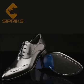 Sipriks Classic Genuine Leather Brogue Shoes Mens Wine Red Bullock Oxfords Men's Footwear Business Gents Suit Social Shoes
Sipriks Classic Genuine Leather Brogue Shoes Mens Wine Red Bullock Oxfords Men's Footwear Business Gents Suit Social Shoes