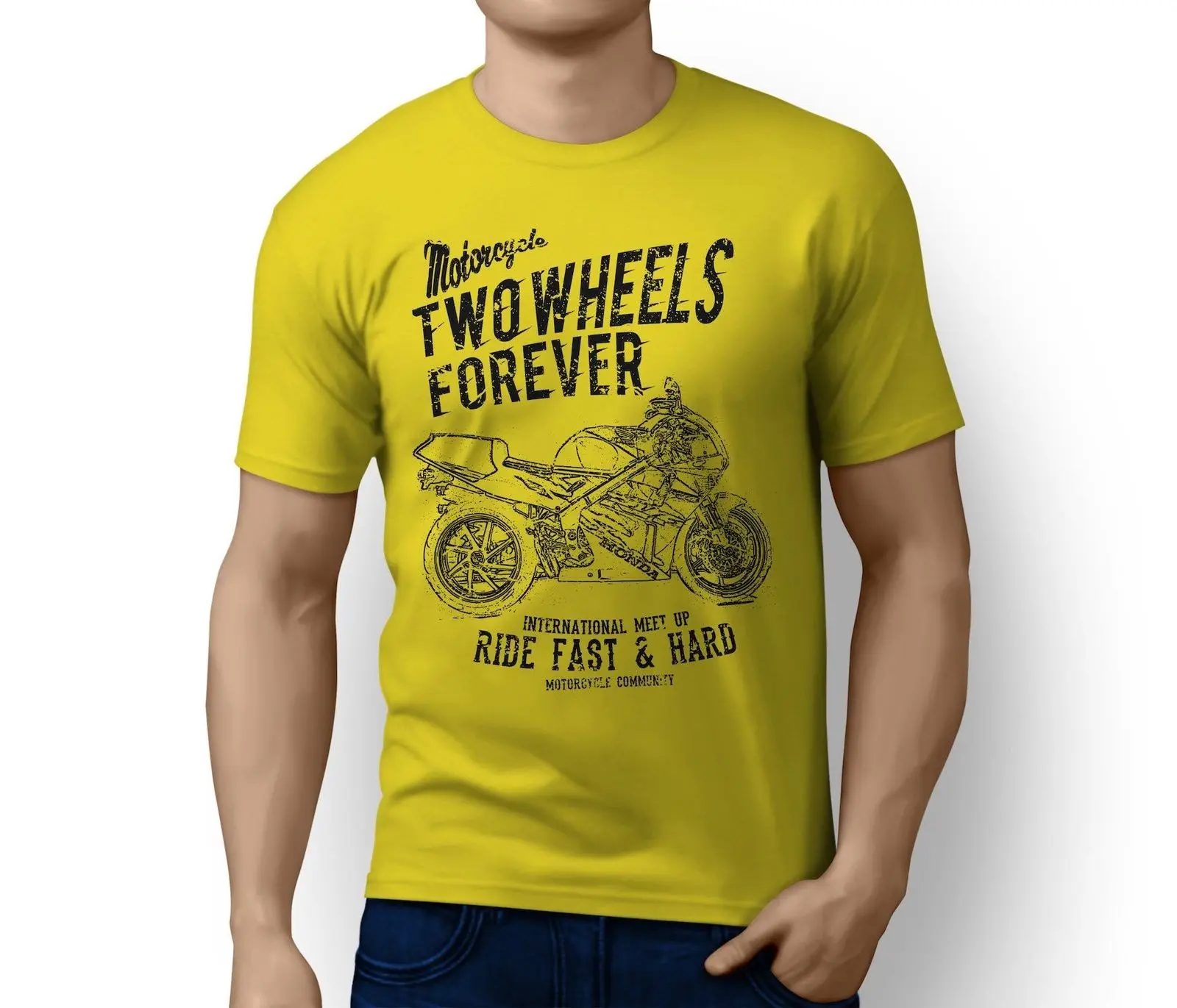 100% Cotton Print Mens Summer O-NeckJapan Motorbike RVF 400 NC35 Inspired Motorcycle Art T-Shirt
100% Cotton Print Mens Summer O-NeckJapan Motorbike RVF 400 NC35 Inspired Motorcycle Art T-Shirt