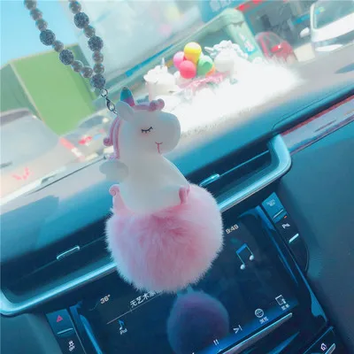 Pony Unicorn Horse Interior Hanging Ornament Cartoon Fur Pompom Pearl Chains Car Pandent Key chain Decoration D309
Pony Unicorn Horse Interior Hanging Ornament Cartoon Fur Pompom Pearl Chains Car Pandent Key chain Decoration D309
