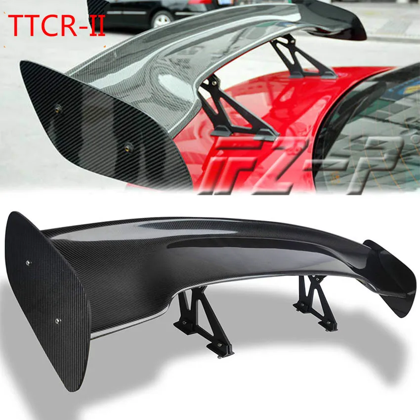 Car Tail Exterior Trim 145CM ABS Spoilers GT Carbon Fiber Tail Wing Wing Racing Sedan Common universally Wings Car styling
Car Tail Exterior Trim 145CM ABS Spoilers GT Carbon Fiber Tail Wing Wing Racing Sedan Common universally Wings Car styling