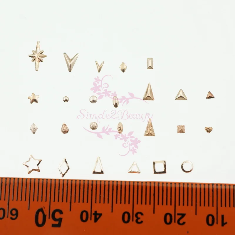 100pcs/lot Punk Rivets Studs Rose Gold Color Metallic 3D Acrylic Nail Art Tips Manicure Accessories DIY Design Decoration Supply
100pcs/lot Punk Rivets Studs Rose Gold Color Metallic 3D Acrylic Nail Art Tips Manicure Accessories DIY Design Decoration Supply