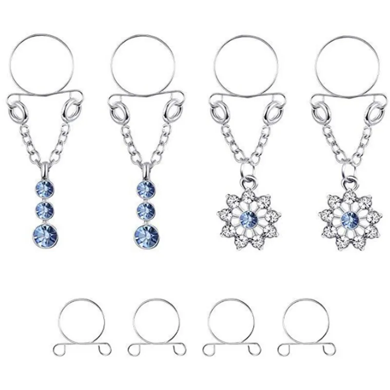 New Fashion Stainless Steel Water Drop Non pierced Clip On Nipple Rings Women Flowers Fake Nipple Dangle Adjustable Body Jewelry
New Fashion Stainless Steel Water Drop Non pierced Clip On Nipple Rings Women Flowers Fake Nipple Dangle Adjustable Body Jewelry