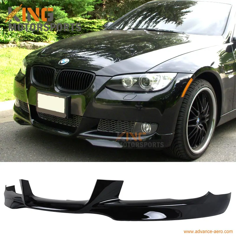 Подходит для 07 08 09 10 BMW E92 E93 3-Series M-Tech Style передний бампер губа #668 окрашенный Jet Black |