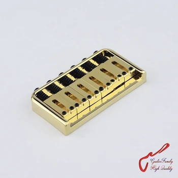 1 Set GuitarFamily Super Quality Electric Guitar Fixed Bridge Stainless Saddle / Steel Plate Gold MADE IN KOREA
1 Set GuitarFamily Super Quality Electric Guitar Fixed Bridge Stainless Saddle / Steel Plate Gold MADE IN KOREA